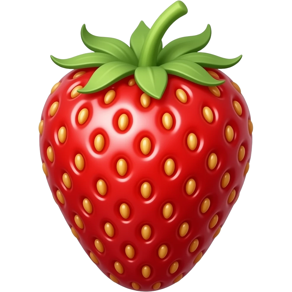 Standing strawberry emoji