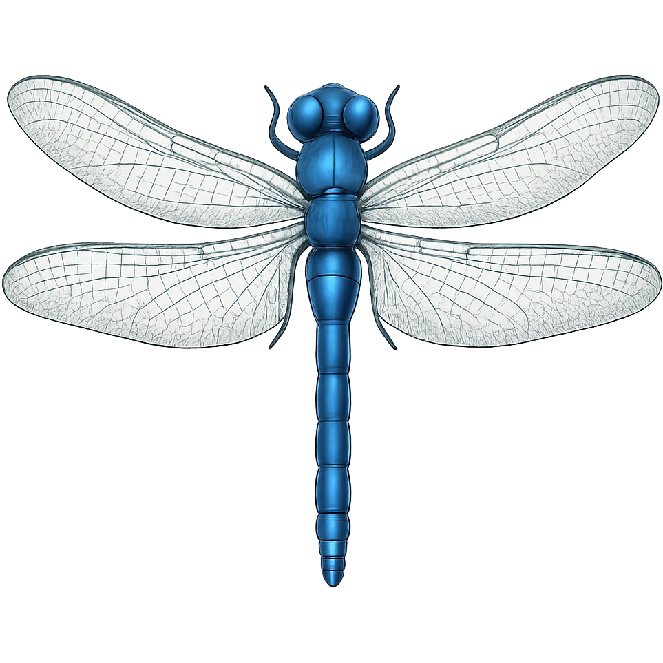 blue dragonfly emoji emoji