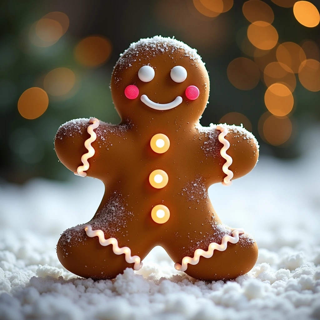 gingerbread man emoji