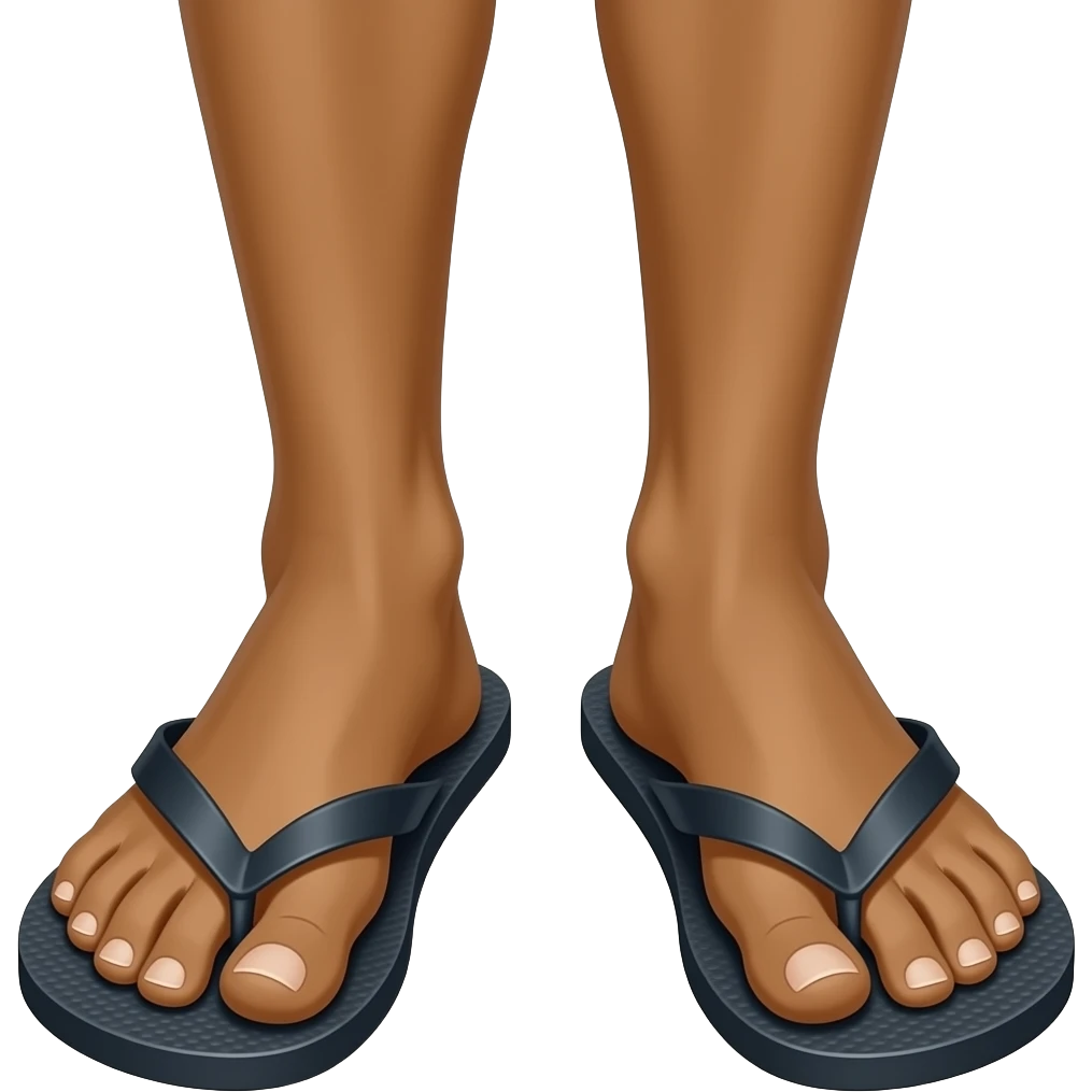 Obama toes in flip flops emoji