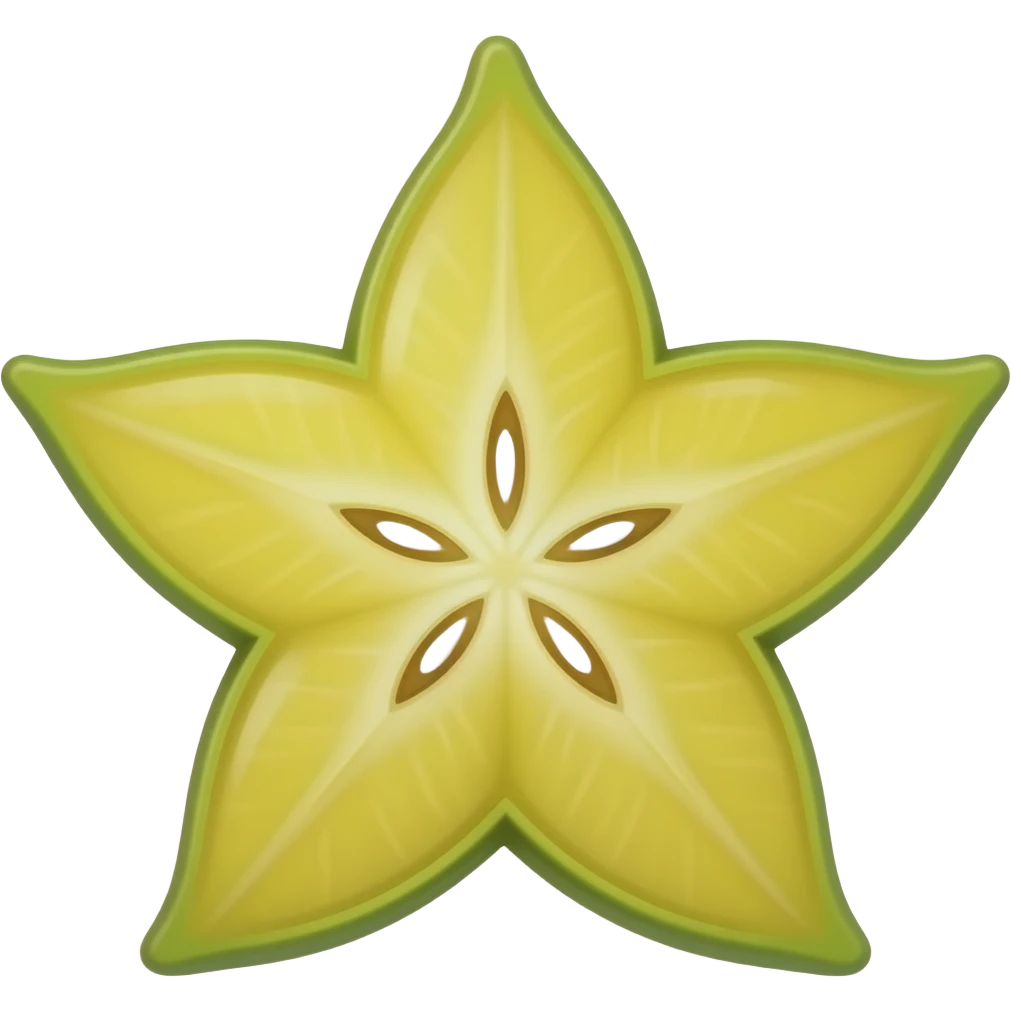 Starfruit emoji
