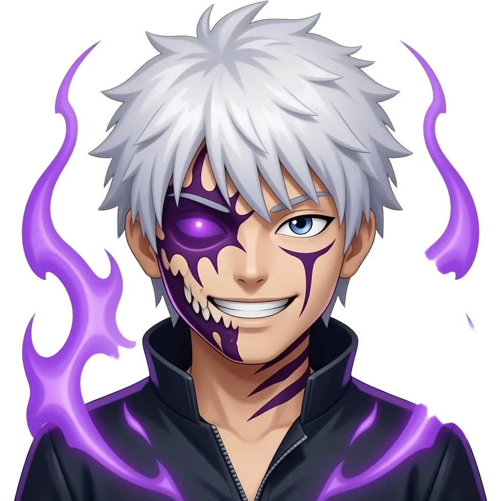 make me a emoji of gojo's hollow purple emoji