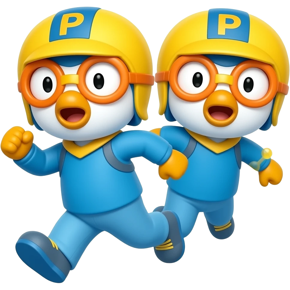 직진하는 도파민 중독 뽀로로 emoji