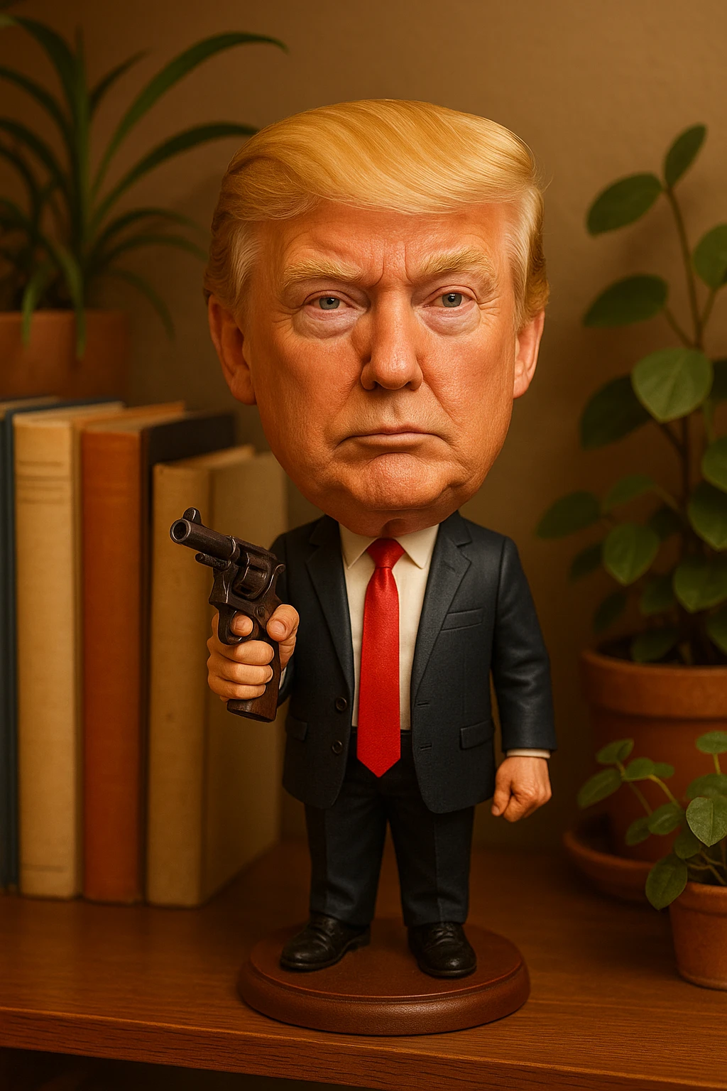 Donald Trump with Colt emoji