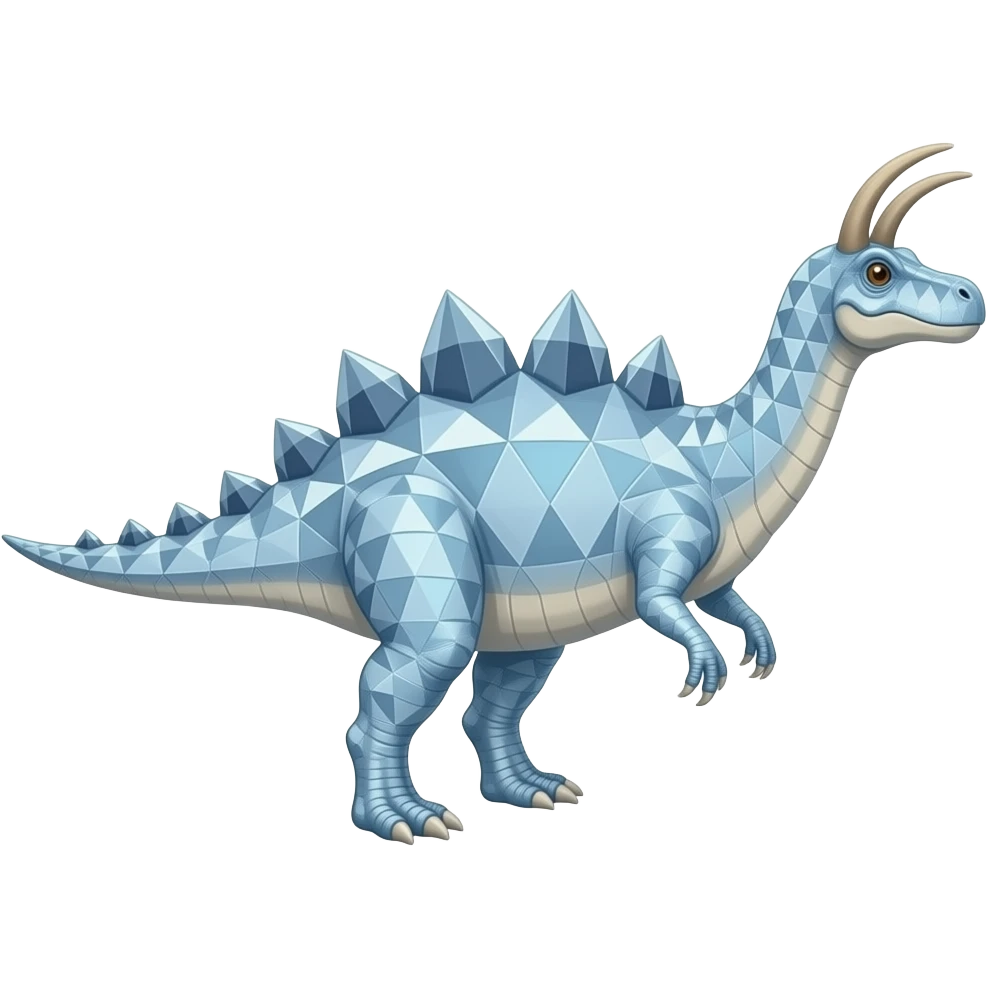 Diamond dinosaur emoji