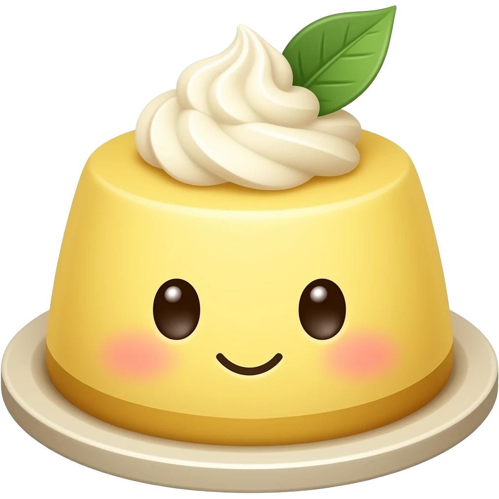 Kawaii mousse de limon emoji