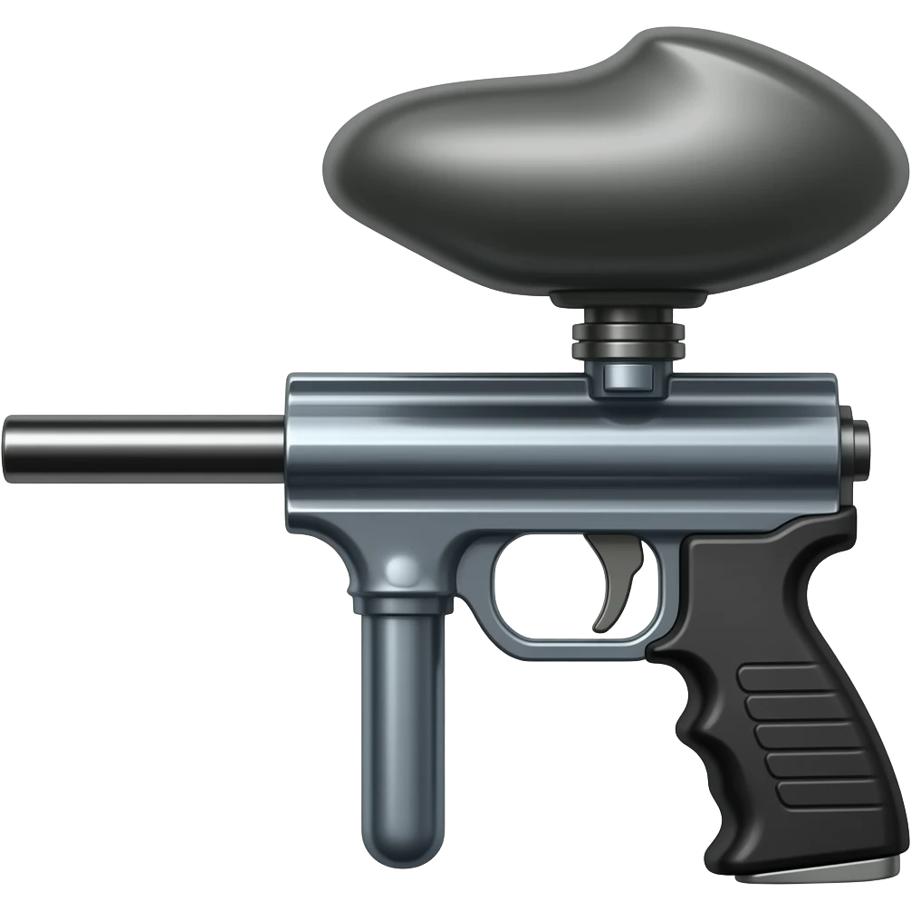 Electronic paintball gun emoji