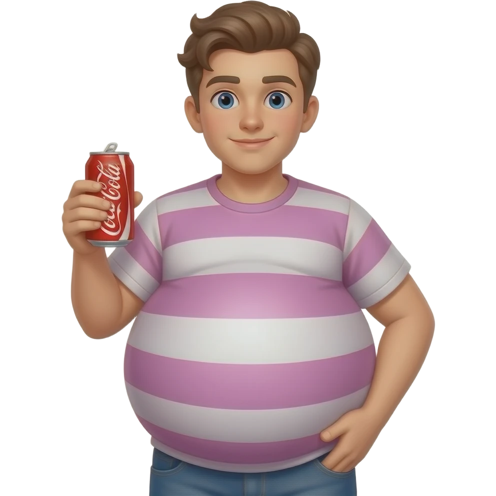 Zrób chłopak 19 latek z cola brzuchem🫄🏼 brzuch ma kształt jak balon + twarty brzuch + super ekstremalnie ogromny brzuch i trzyma coca-cole emoji