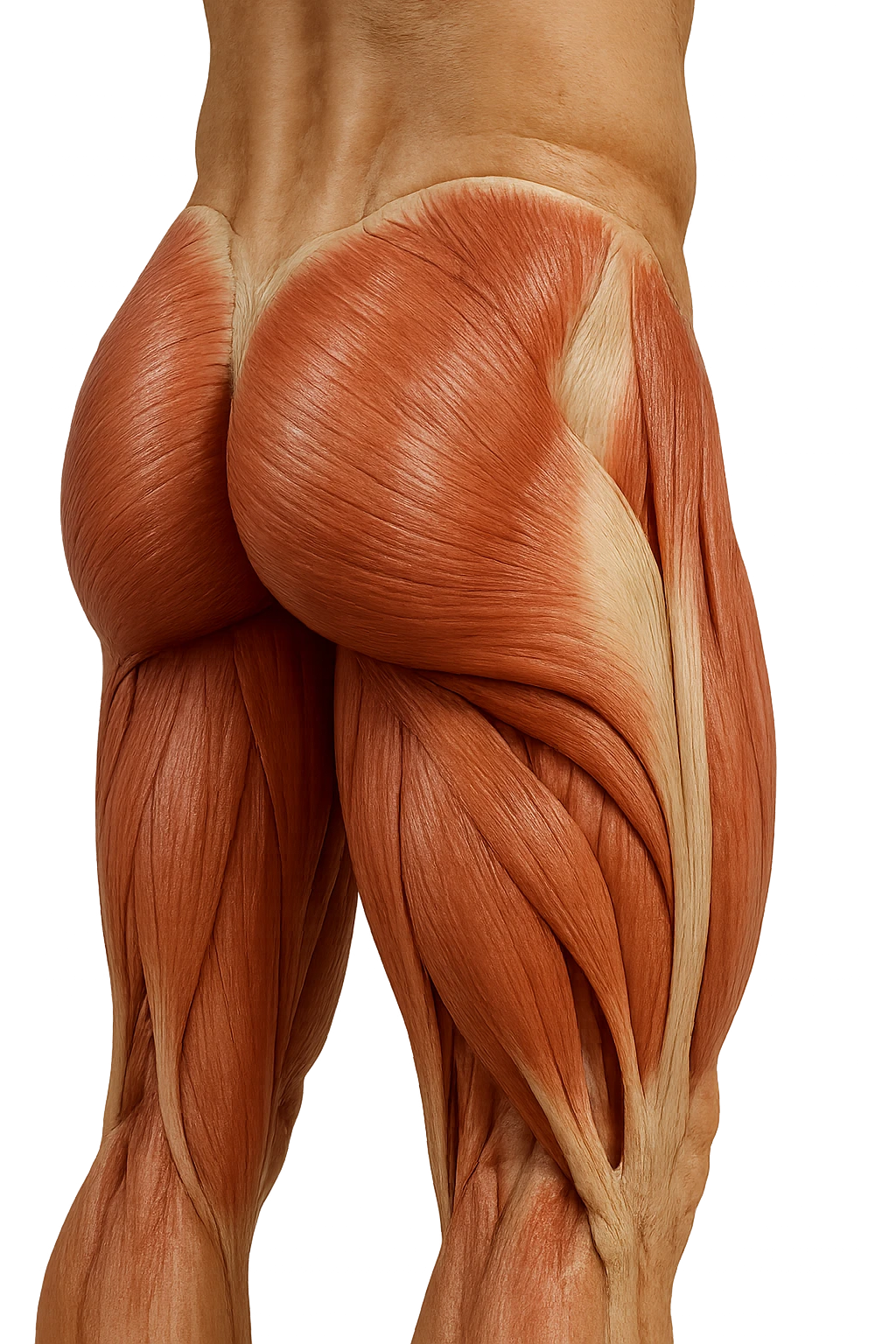 MUSCOLI ANATOMICI DI GLUTEI UMANI, IPERREALISTICI 4K emoji