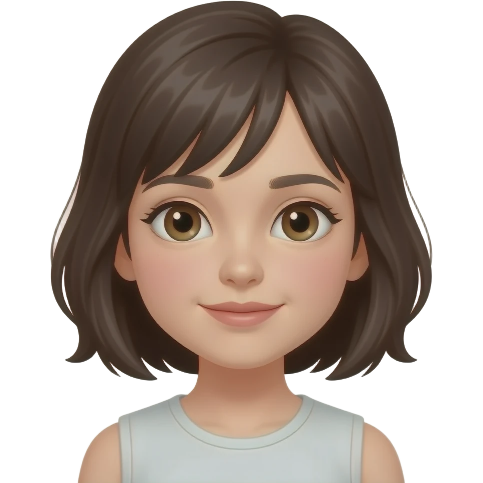 Anı gözüken kiz emoji