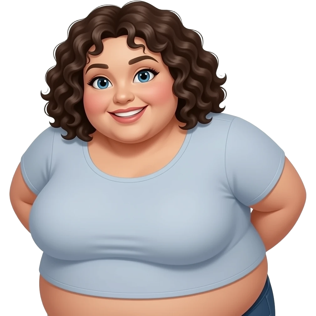 Make that exact same one you just made but make her butt look lik it's jiggling emoji