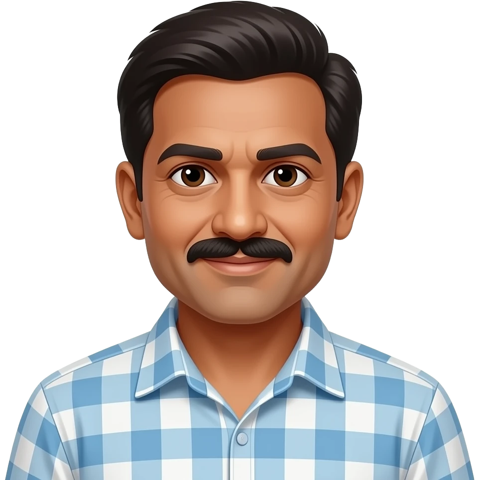70 year old indian male emoji