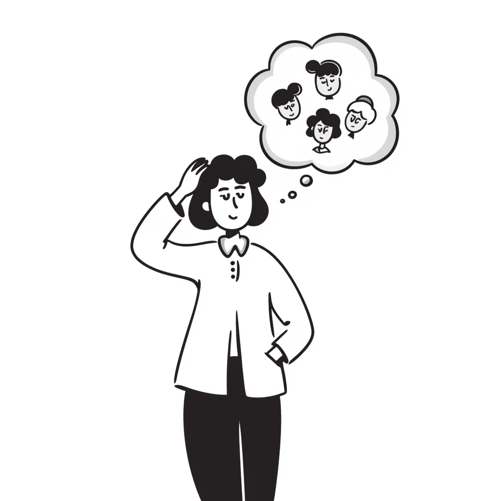 head scratching gesture with a thought bubble emoji