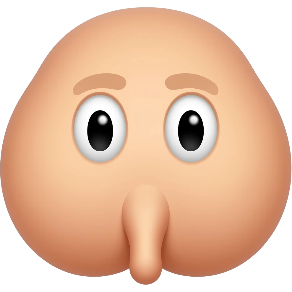 butthole face emoji