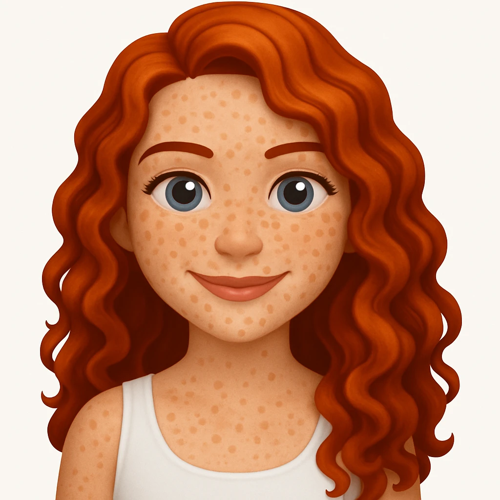 turn the second man in emoji style of the 1st image, match the facial features and match dressing style of the 2nd image, she is wearing white tank top emoji