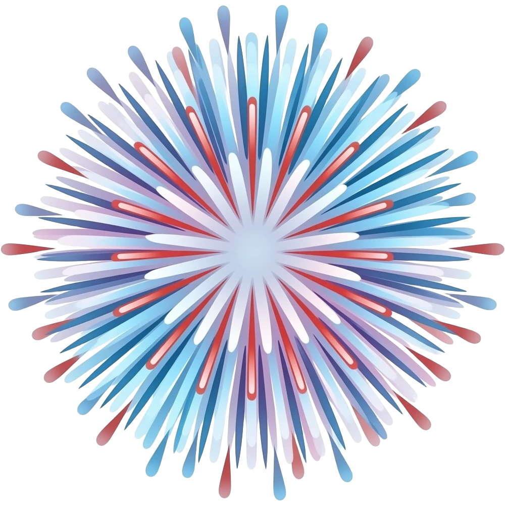 4th of July fireworks emoji