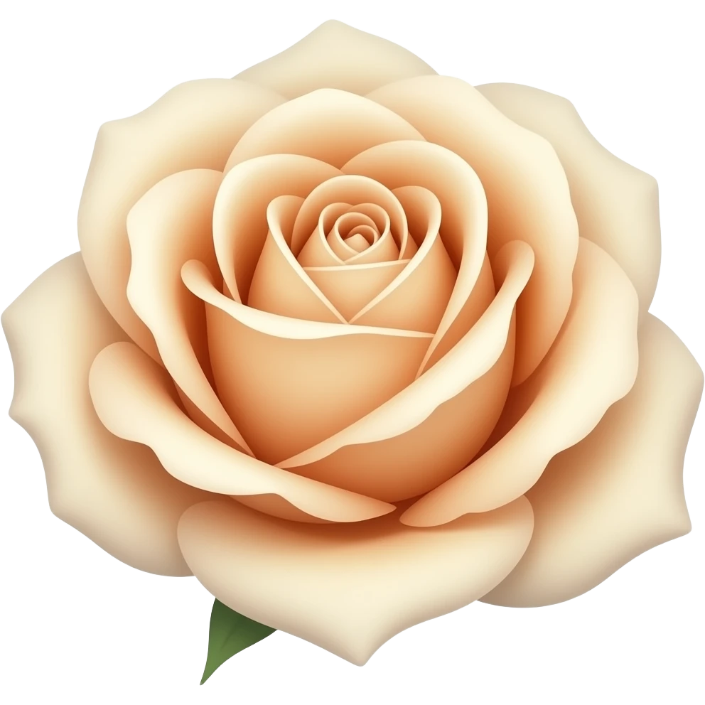 rose cream emoji