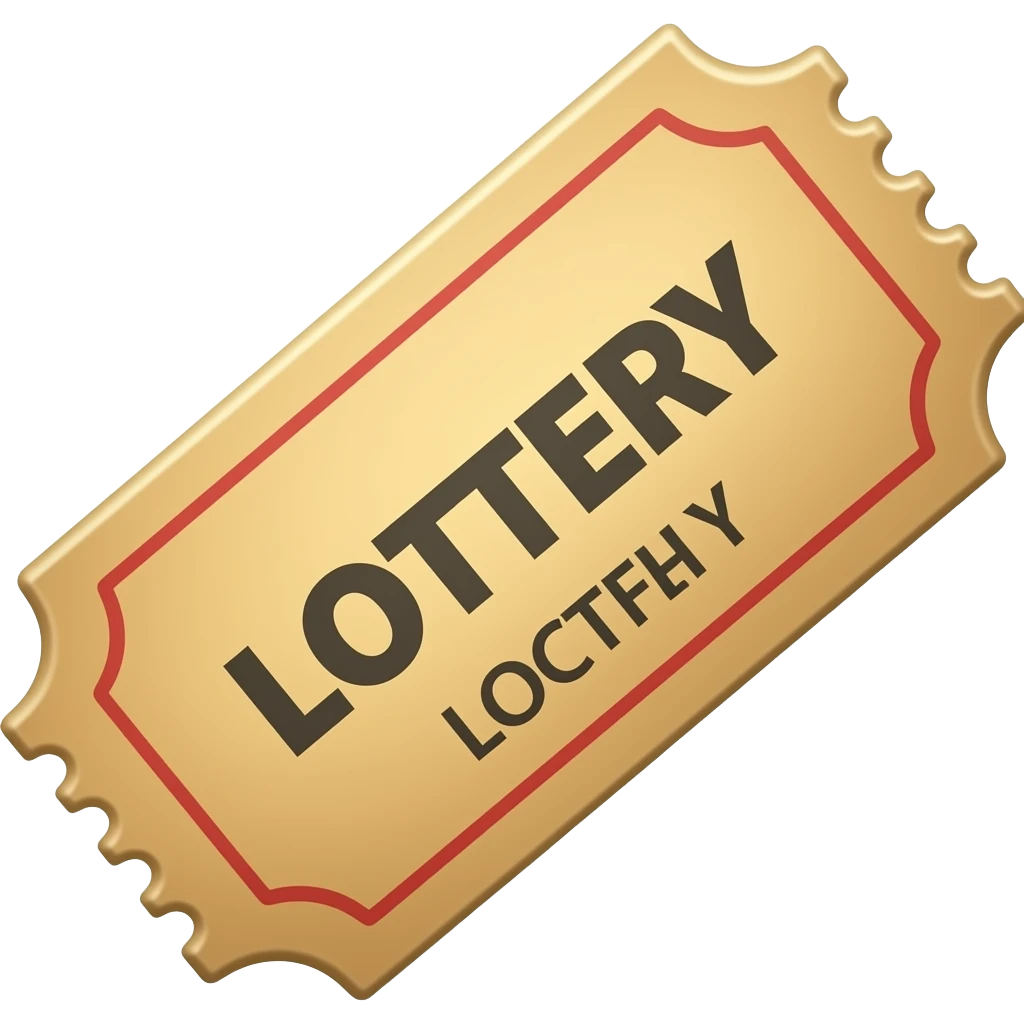 A winning lottery ticket emoji