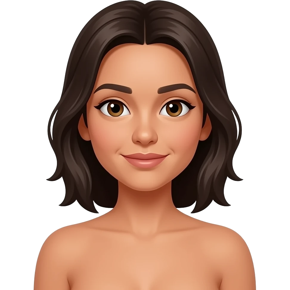 mädchen latina komplett nackt körper emoji