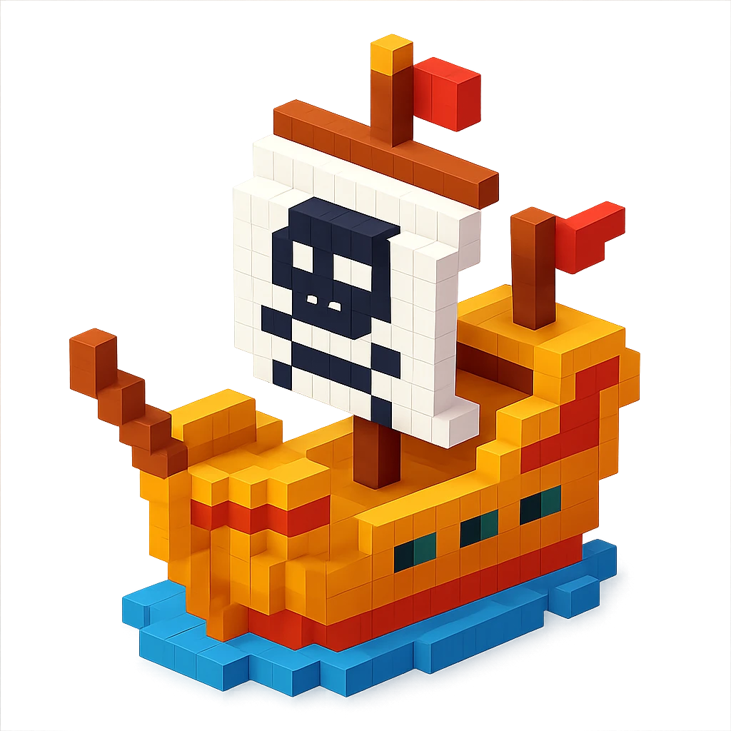 pirate ship emoji