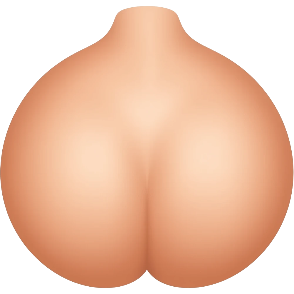 Nude Butthole pucker emoji
