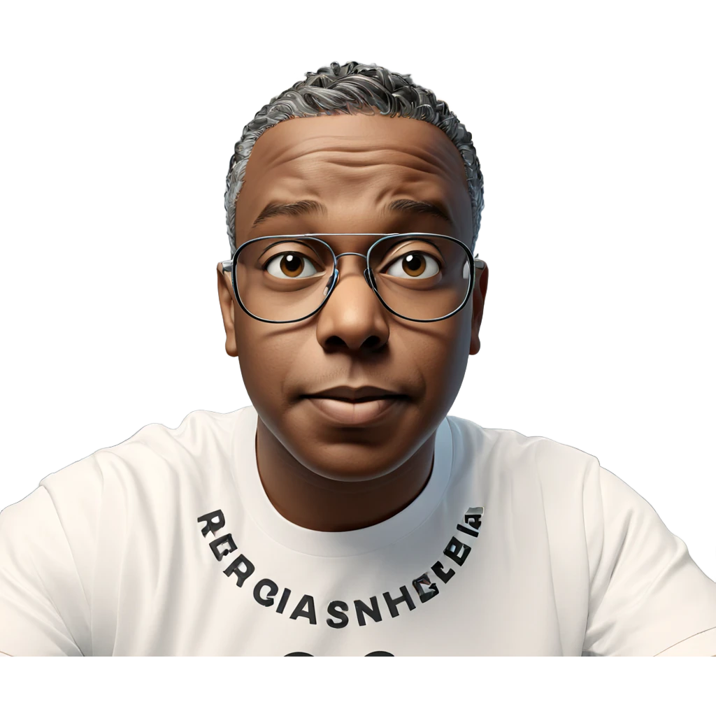 boy in white shirt glasses emoji