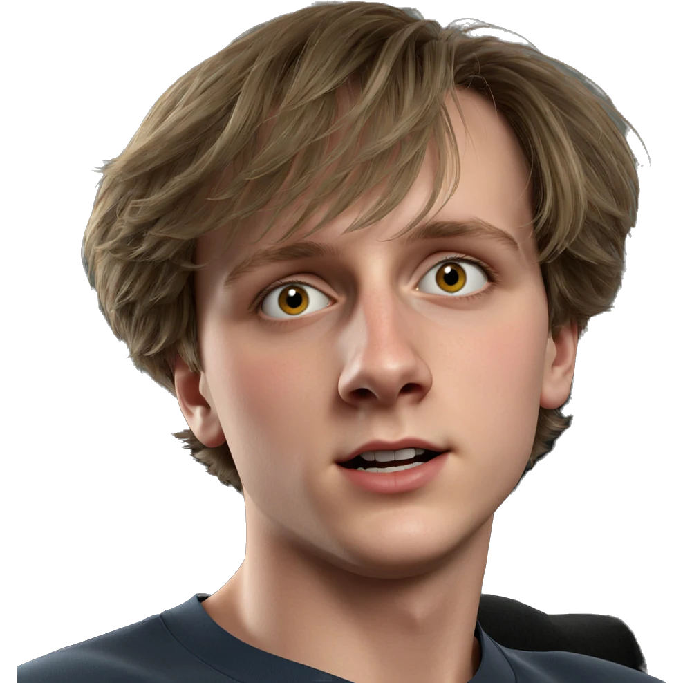 realistic portrait of a boy emoji