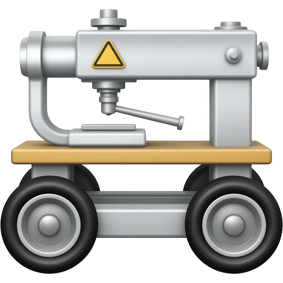 machine on wheels emoji