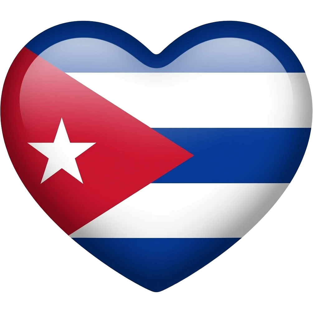 cuba heart flag emoji