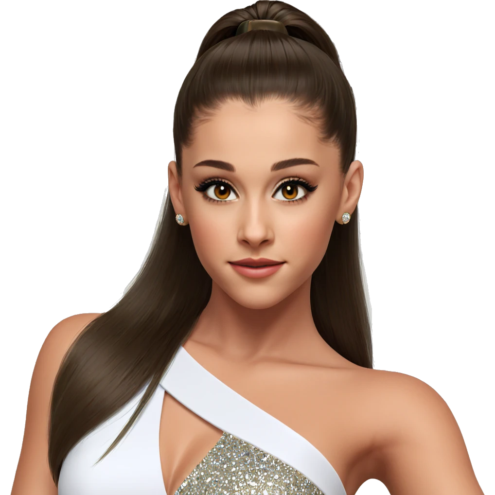 girl in elegant dress emoji