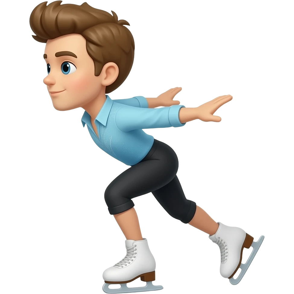male figure skater emoji
