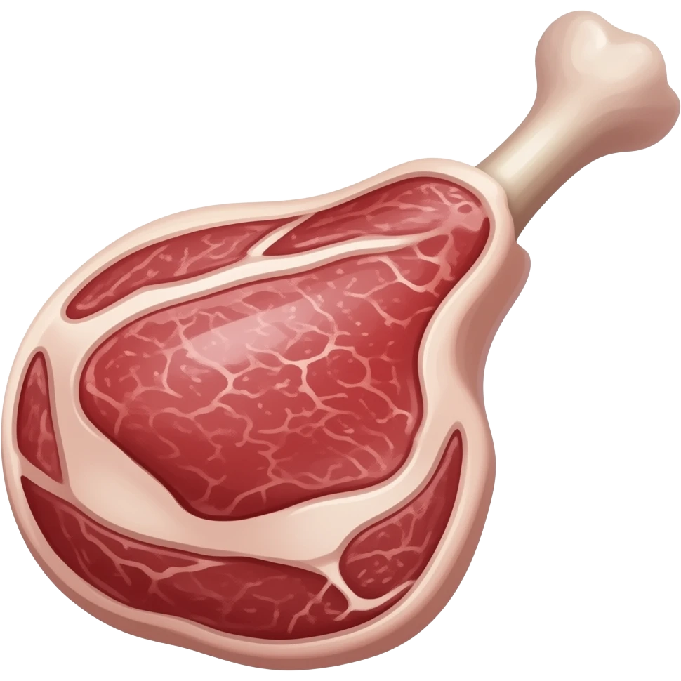 beef leg emoji