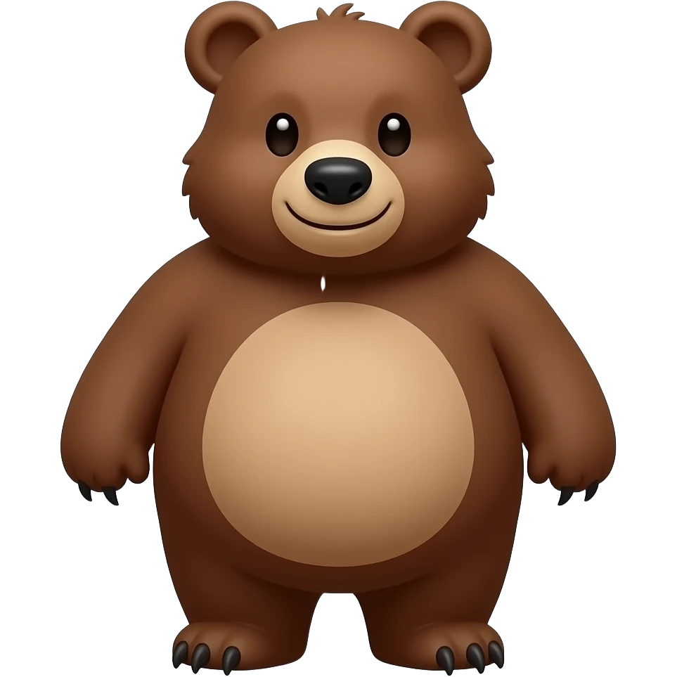 Happy Fat Bear emoji