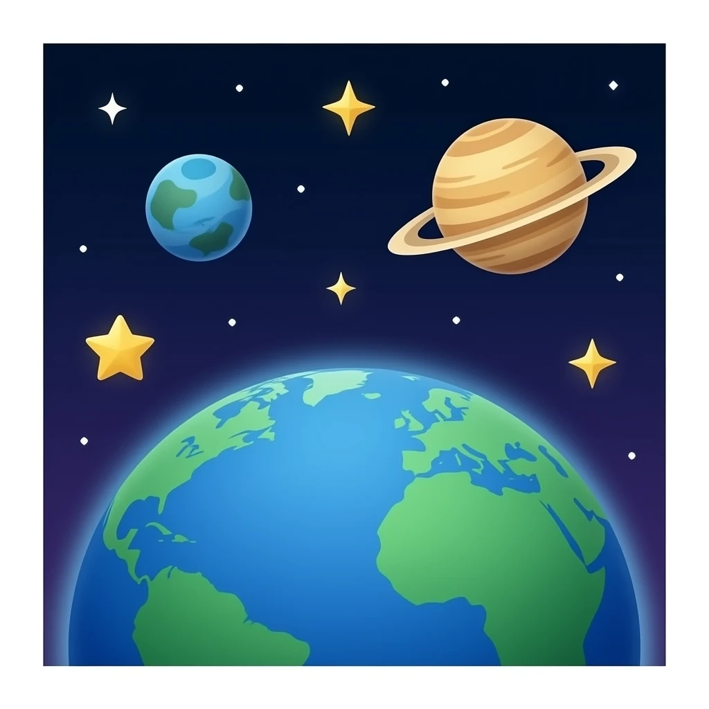 celestial (stars planets space) emoji