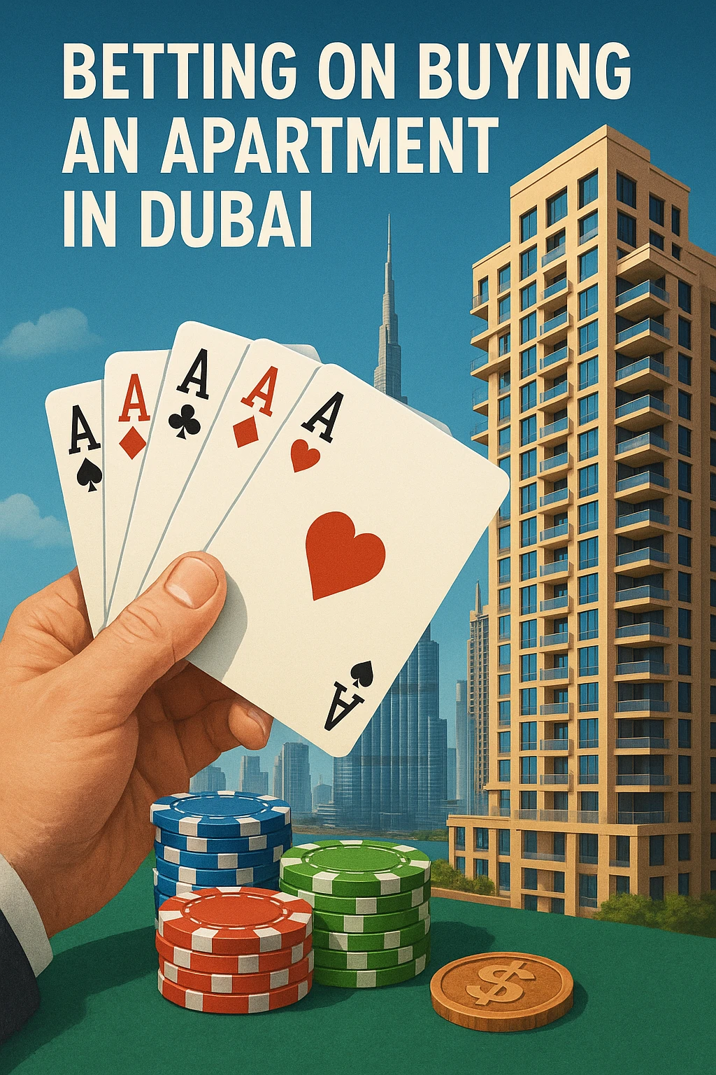 Betting on buying an apartment in Dubai emoji