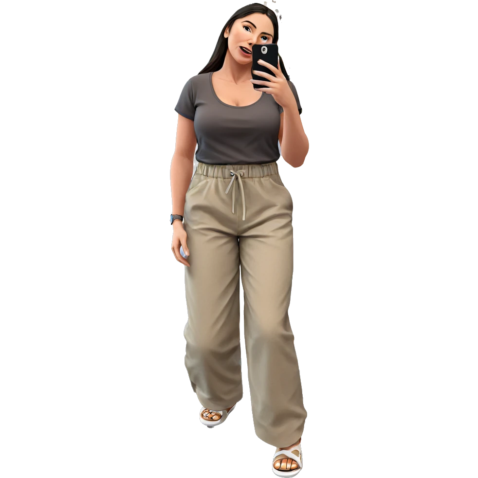 selfie of a girl indoors emoji
