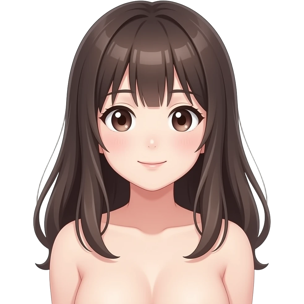 Anime girl naked full emoji