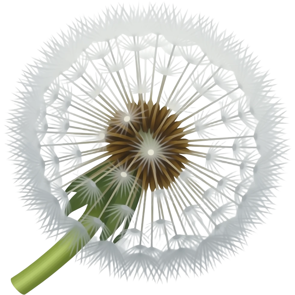 Pissenlit qui danse emoji