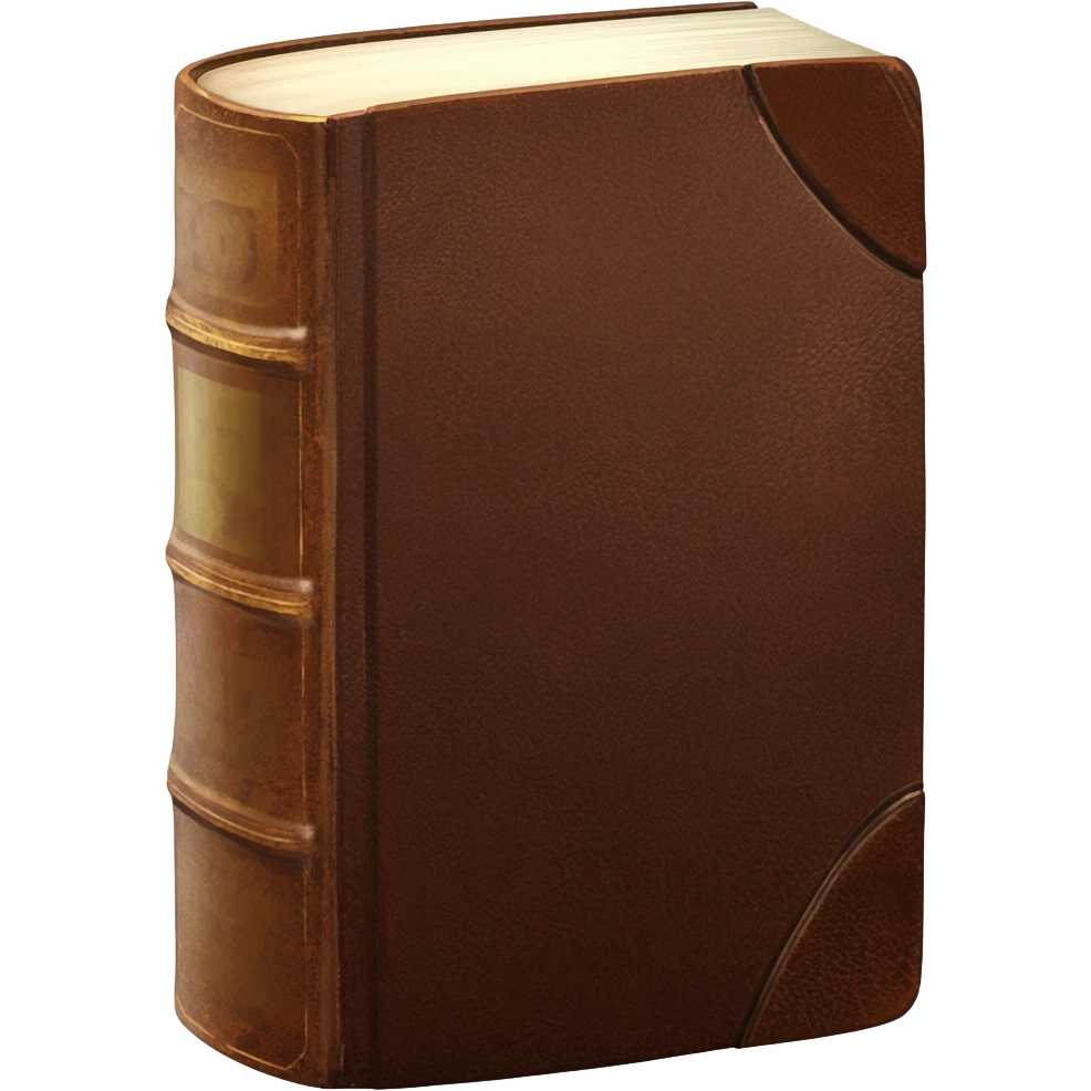 Spine of a book facing backword emoji