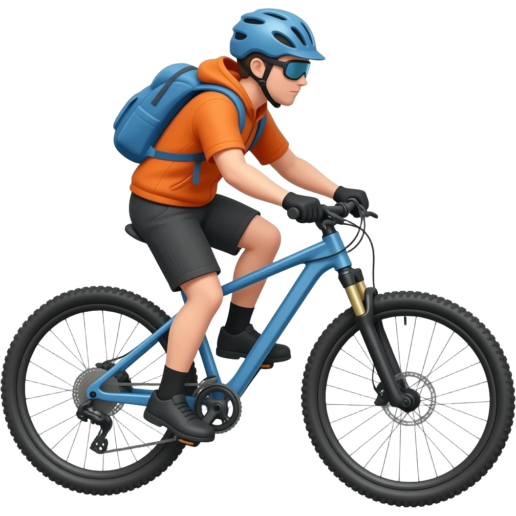 Mountain riding emoji