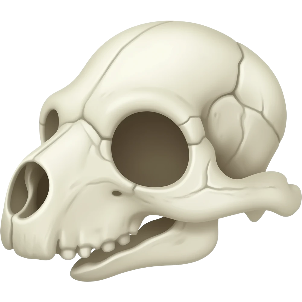 ice age animal bones emoji