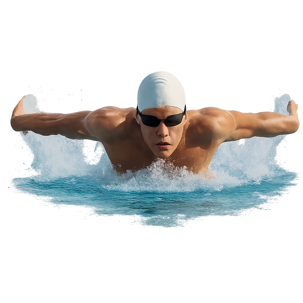 Nuoto senza sfondo emoji