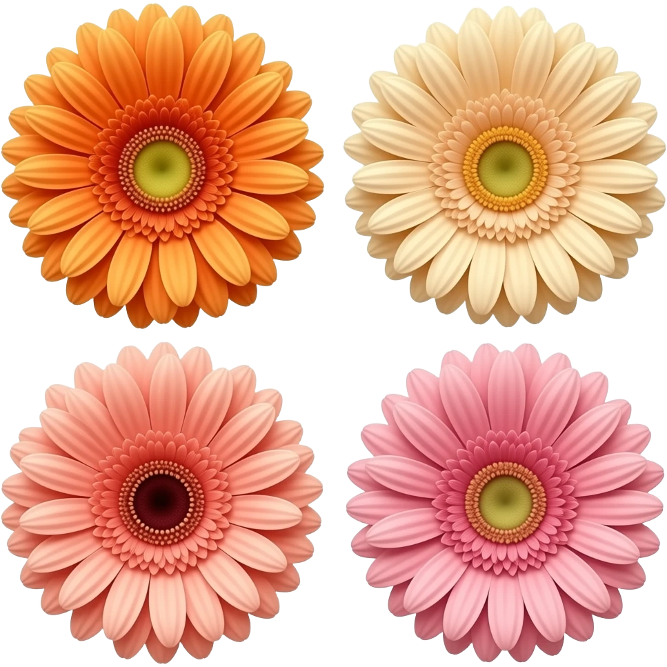 3 gerbera emoji