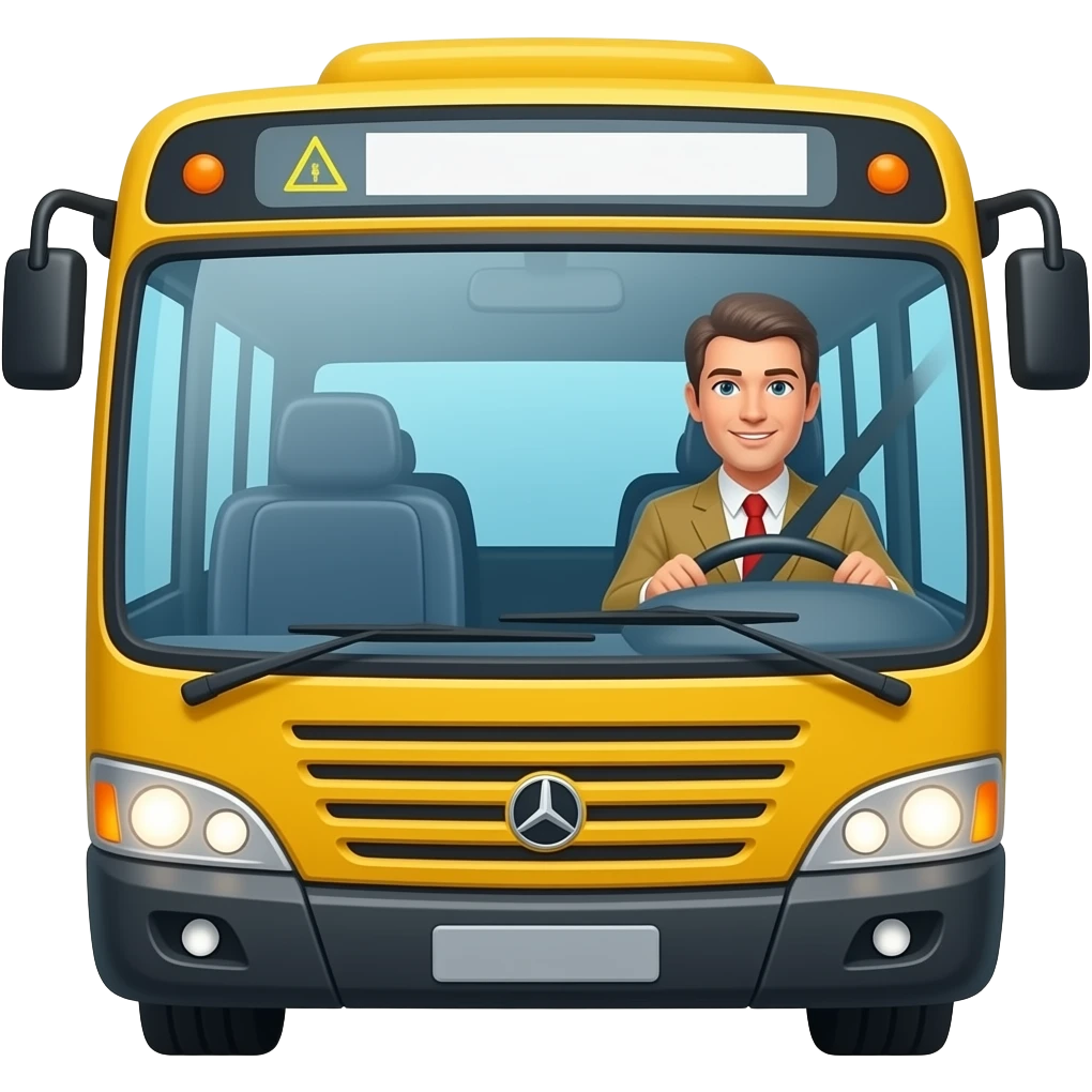 bus driver cool driving emoji