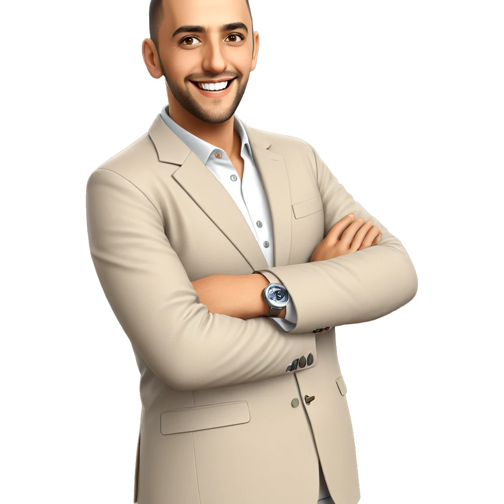 smiling man in white shirt emoji