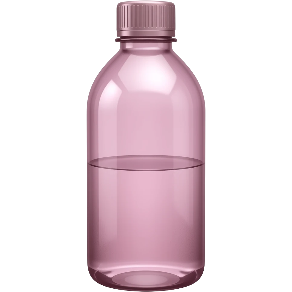 botella color rosa de agua mas transparentosa y q se note q tiene agua emoji