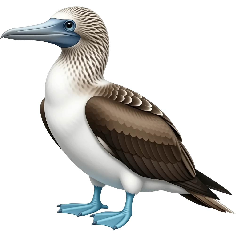 rainbow blue footed booby emoji