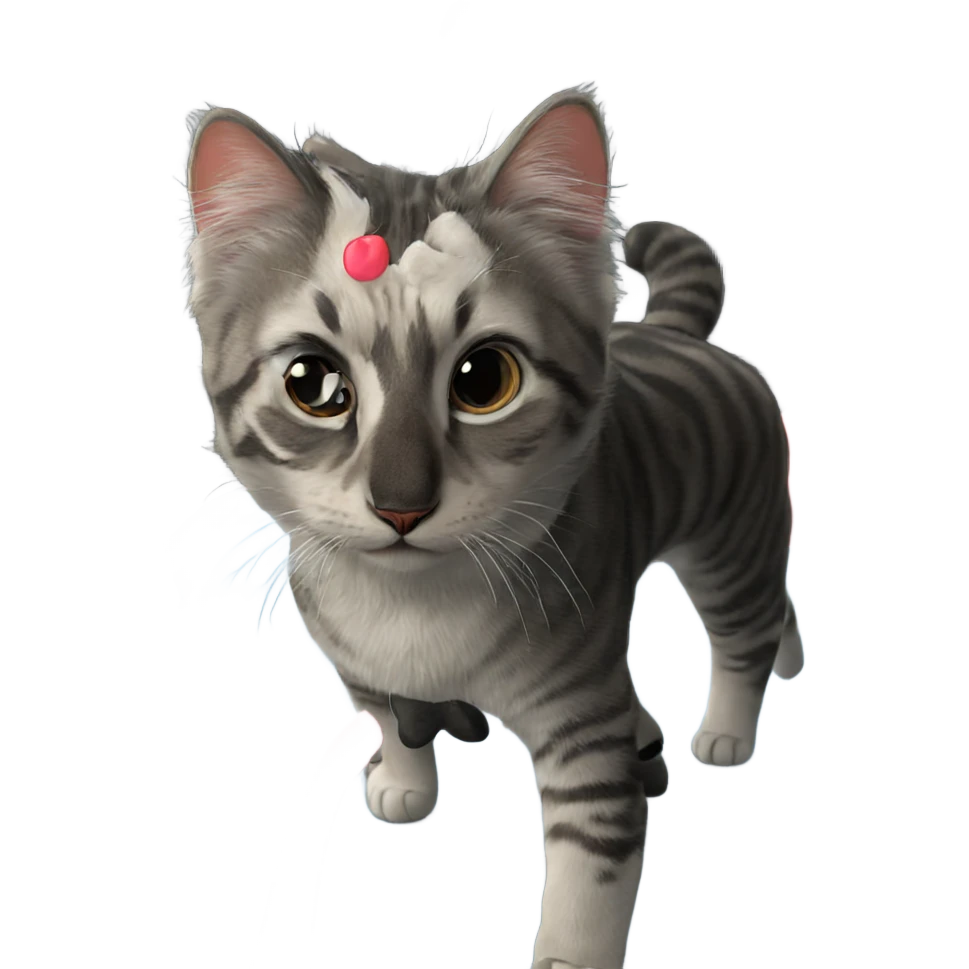 realistic cat portrait close-up emoji