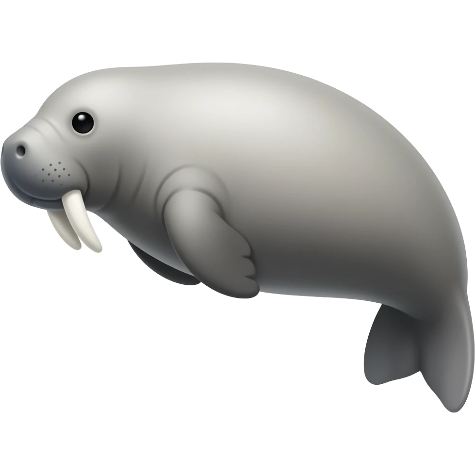 Sea cow emoji