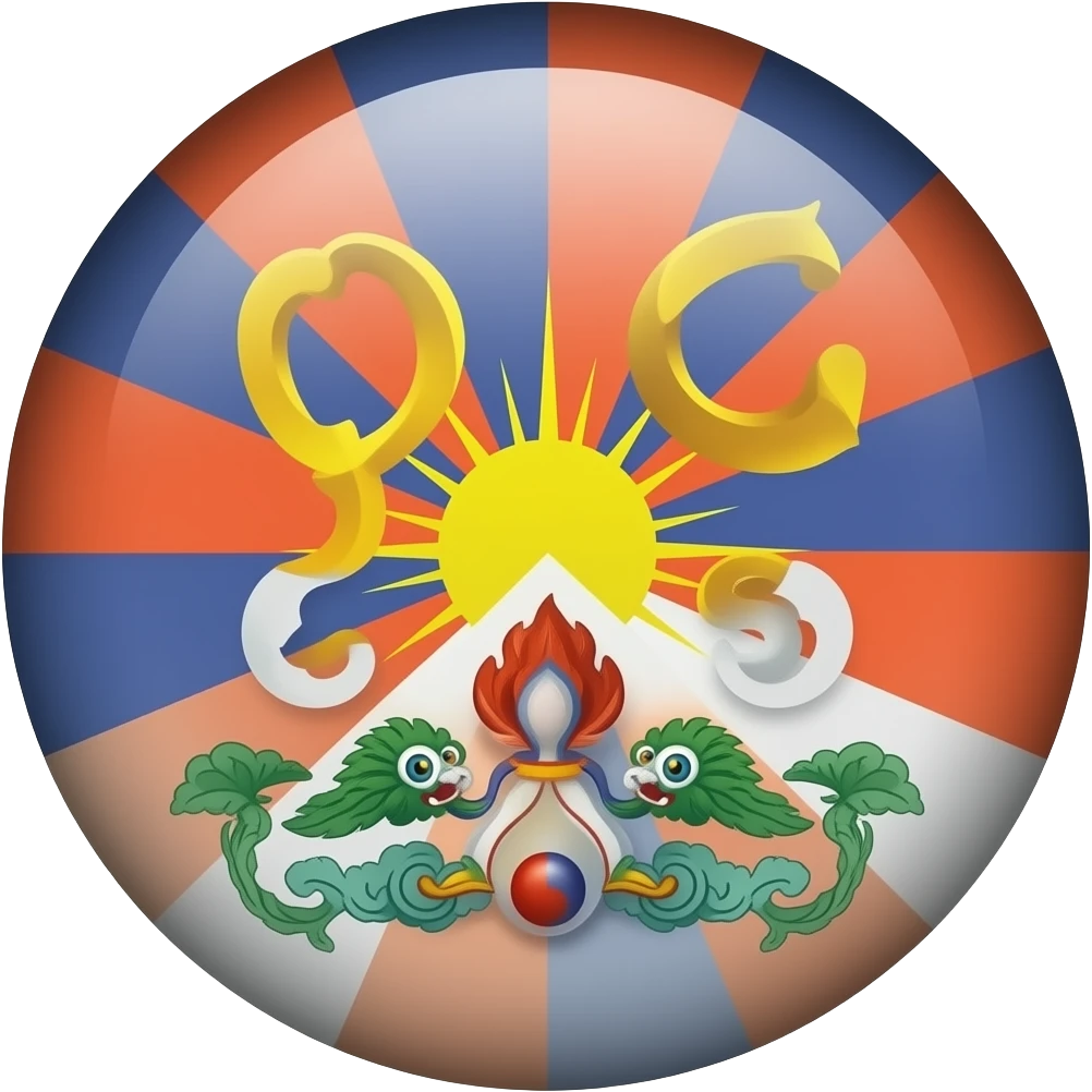 símbolo de ࿉ tibietano emoji